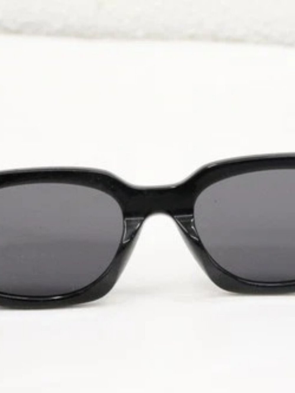 PRADA PR 17WS 1AB07Z 49 Women's Rectangle Sunglasses - Black/Black
